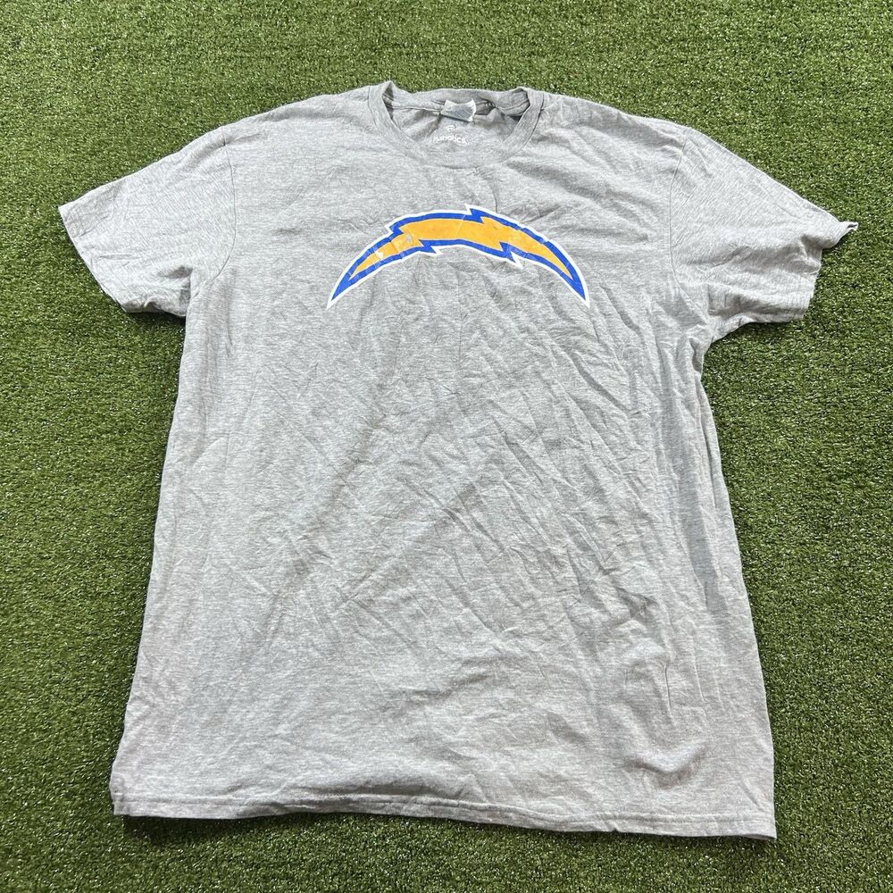 Los Angeles Chargers Moore #11 Men's Large Fanatics Gray NFL T-Shirt NWOT